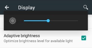 android 5.0 alkalmazkodó fényerő