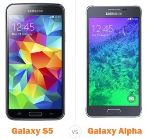 Samsung Galaxy Alpha vs S5