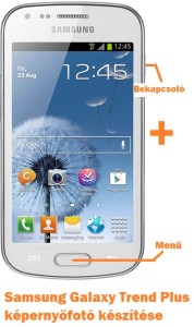 Samsung Galaxy Trend Plus képernyőfotó készítése
