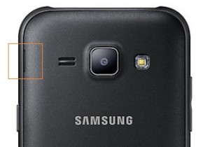 Samsung Galaxy J1 hátlap