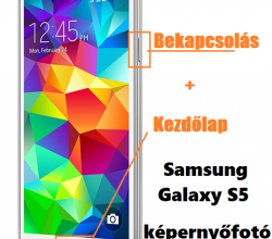 Samsung Galaxy S5 képernyőfotó készítése