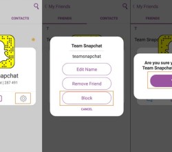 Snapchat blokkolás beállítása