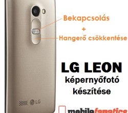 LG Leon képernyőfotó készítése