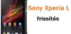 Sony Xperia L frissítés lépései