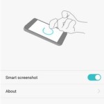 Huawei Mate 8 képernyőfotó intelligens kezelő