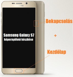 Samsung Galaxy S7 képernyőfotó készítése