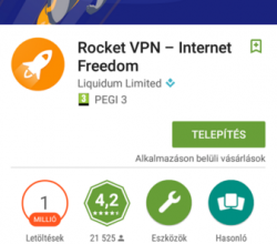 Rocket VPN letöltése