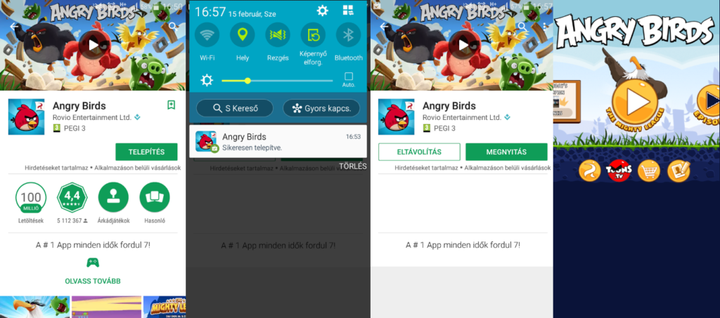 Angry Birds android letöltés ingyen