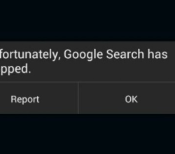 A Google keresés alkalmazás sajnos leállt